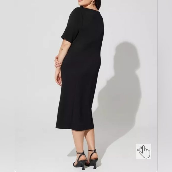Torrid cupro dress B3 - Picture 3 of 5